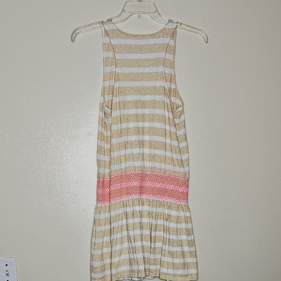 Lilly Pulitzer Striped Sleeveless Dress with Pink Accent Size L - Picture 2 of 8